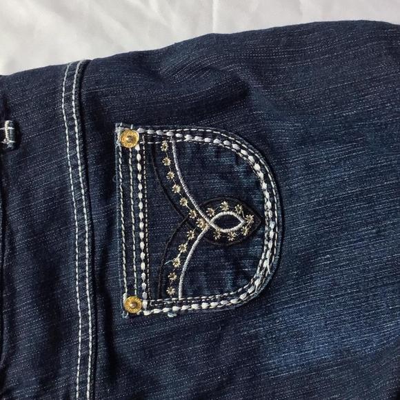 🔴𝗕𝗢𝗚𝗢🔴womens jeans pega 2 size 13 blue wash - Picture 6 of 16